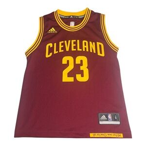 Adidas NBA Youth Cleveland Lebron James #23 Swingman Jersey Youth Sz Small (8)